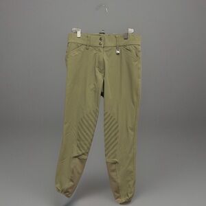 Romfh Sarafina Euro Grip Knee Patch Riding Breeches Olive Green